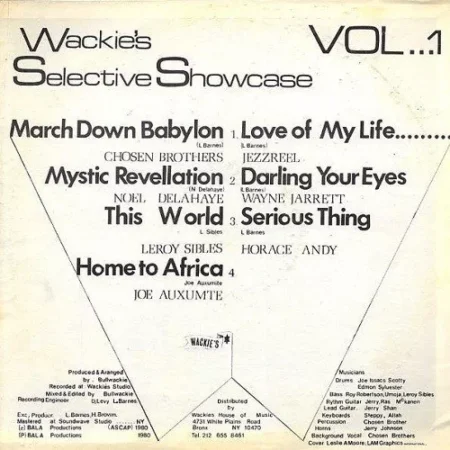wackies selective showcase vol.1 - wackies