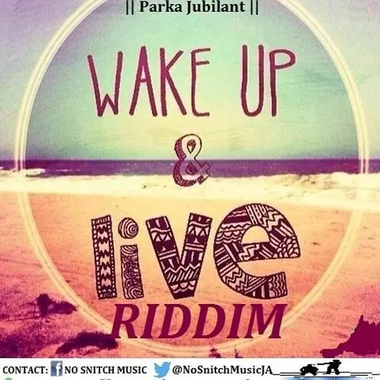 wake up and live riddim - no snitch music
