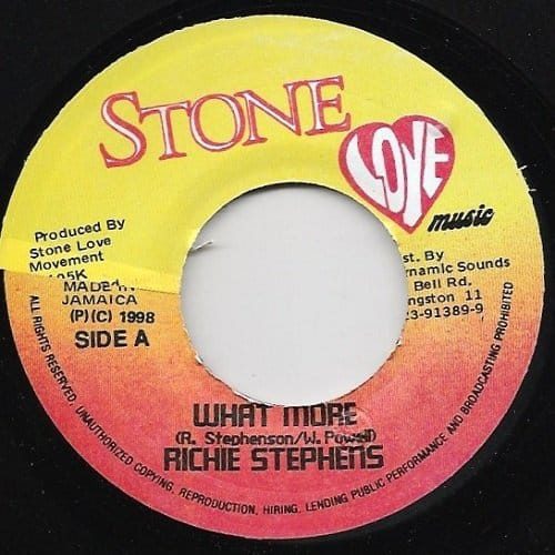 what more riddim - stone love music