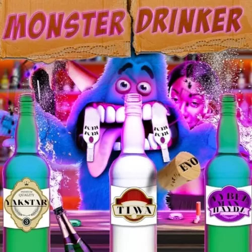 yakstar ft. vybz man haydz, tiwa - monster drinker