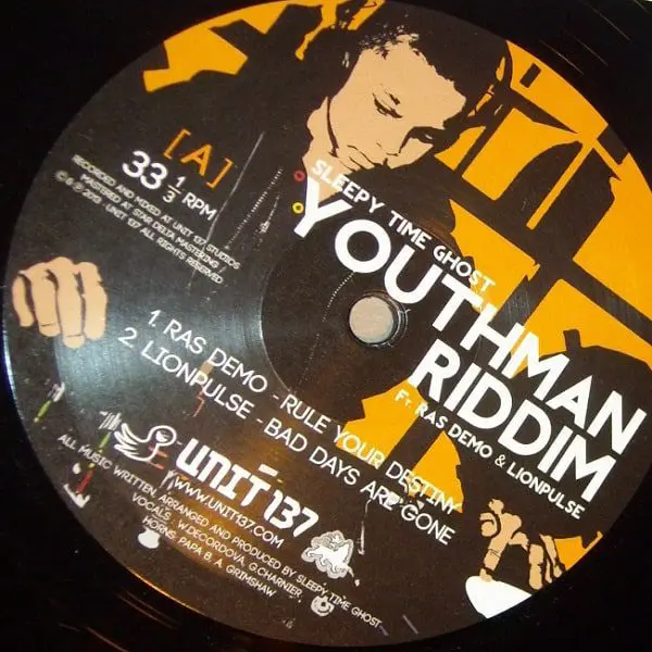 Youthman Riddim – Sleepy Time Ghost / Unit 137 youthman riddim - sleepy time ghost / unit 137