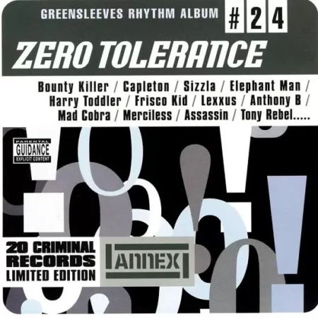 Zero Tolerance Riddim – Annex Records Zero Tolerance Riddim - Annex Records