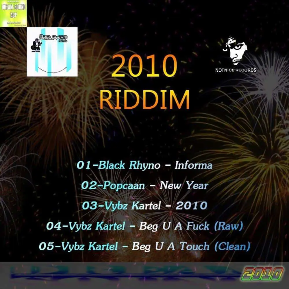 2010 riddim - notnice records