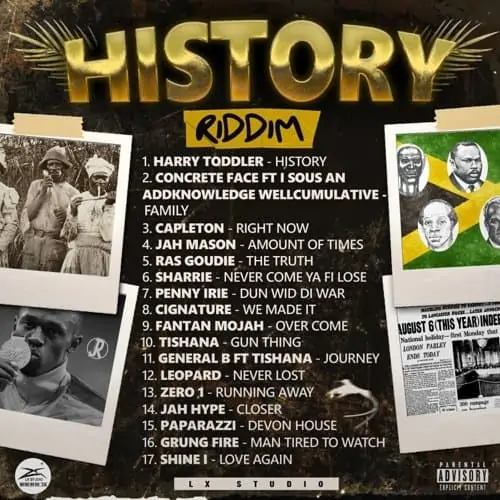 history riddim - lx records